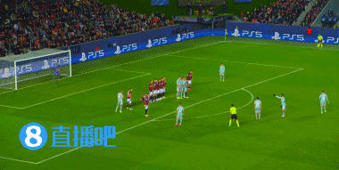 任意球直接得分,小蜘蛛的进球是马竞队史欧冠第4记任意球破门