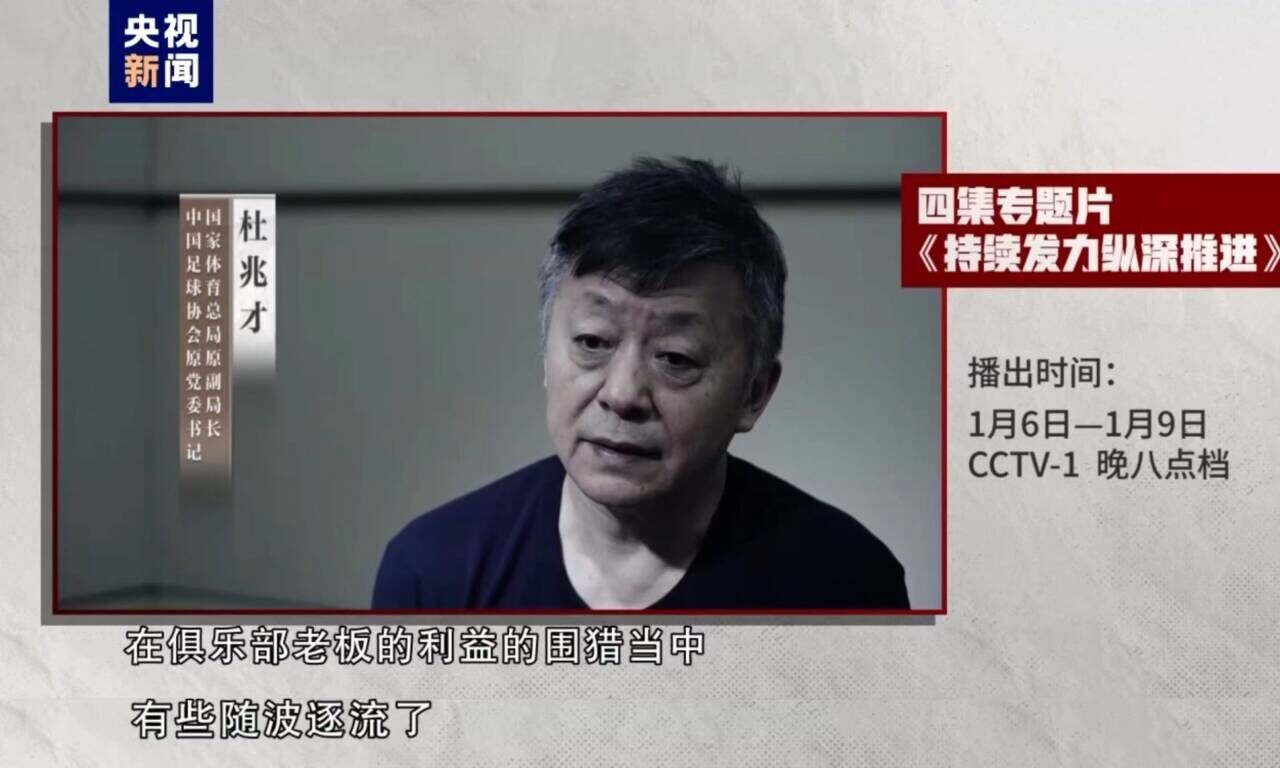有期徒刑14年!杜兆才:俱乐部老板利益围猎中,有些随波逐流了